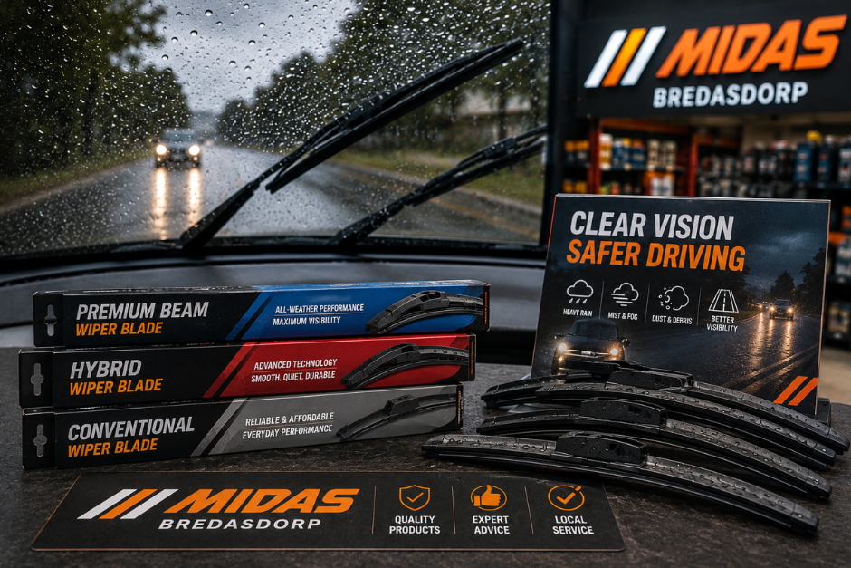 Midas Bredasdorp Choosing the Best Wiper Blades for Bredasdorp Weather